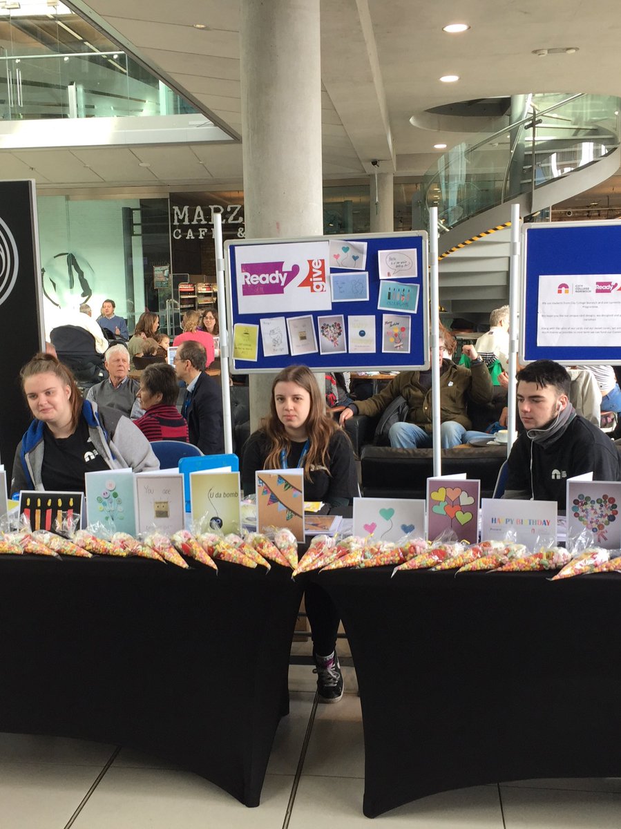 We still have plenty of stock so come down to <a href="/TheForumNorwich/">The Forum Norwich</a> to support local <a href="/norwichcollege/">City College Norwich</a> students! #ready2 #enterprise