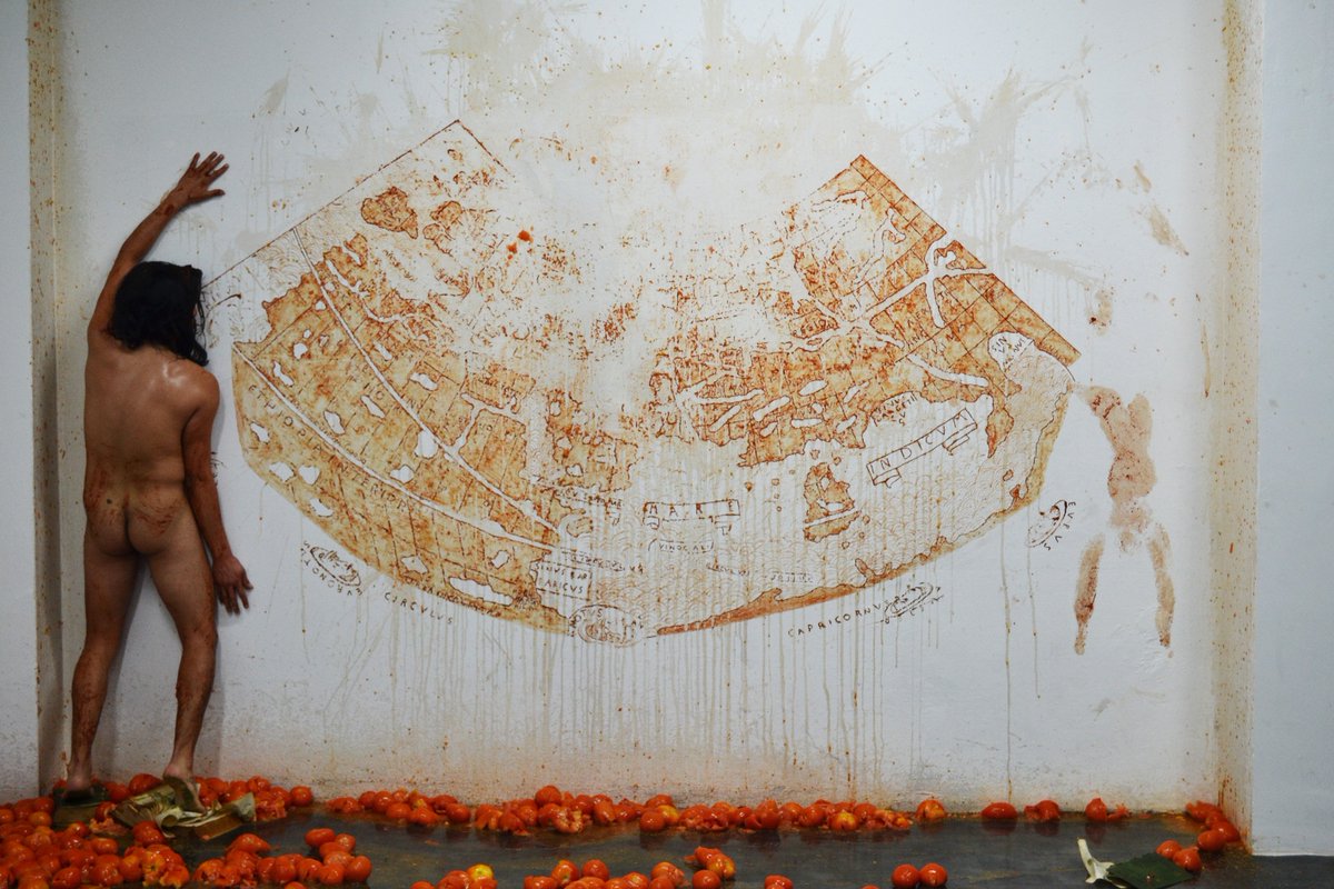 GALLLERIAPIU's tweet image. Last week to visit in the gallery
Emilio Rojas "The Lions Teeth And/Or The World Was Once Flat"