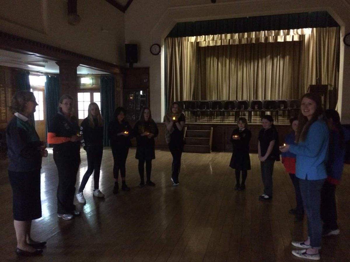 Congratulations to the girls who have recently got enrolled in our candle lit promise ceremony #girlguiding