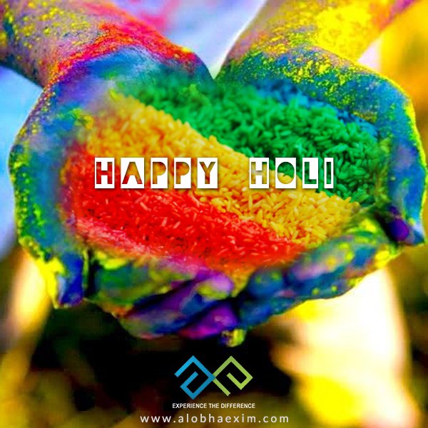 alobhaexim's tweet photo. Celebrate the colours of nature this Holi! #AlobhaExim wishing you a very #HappyHoli. https://t.co/yfoe6g8w57