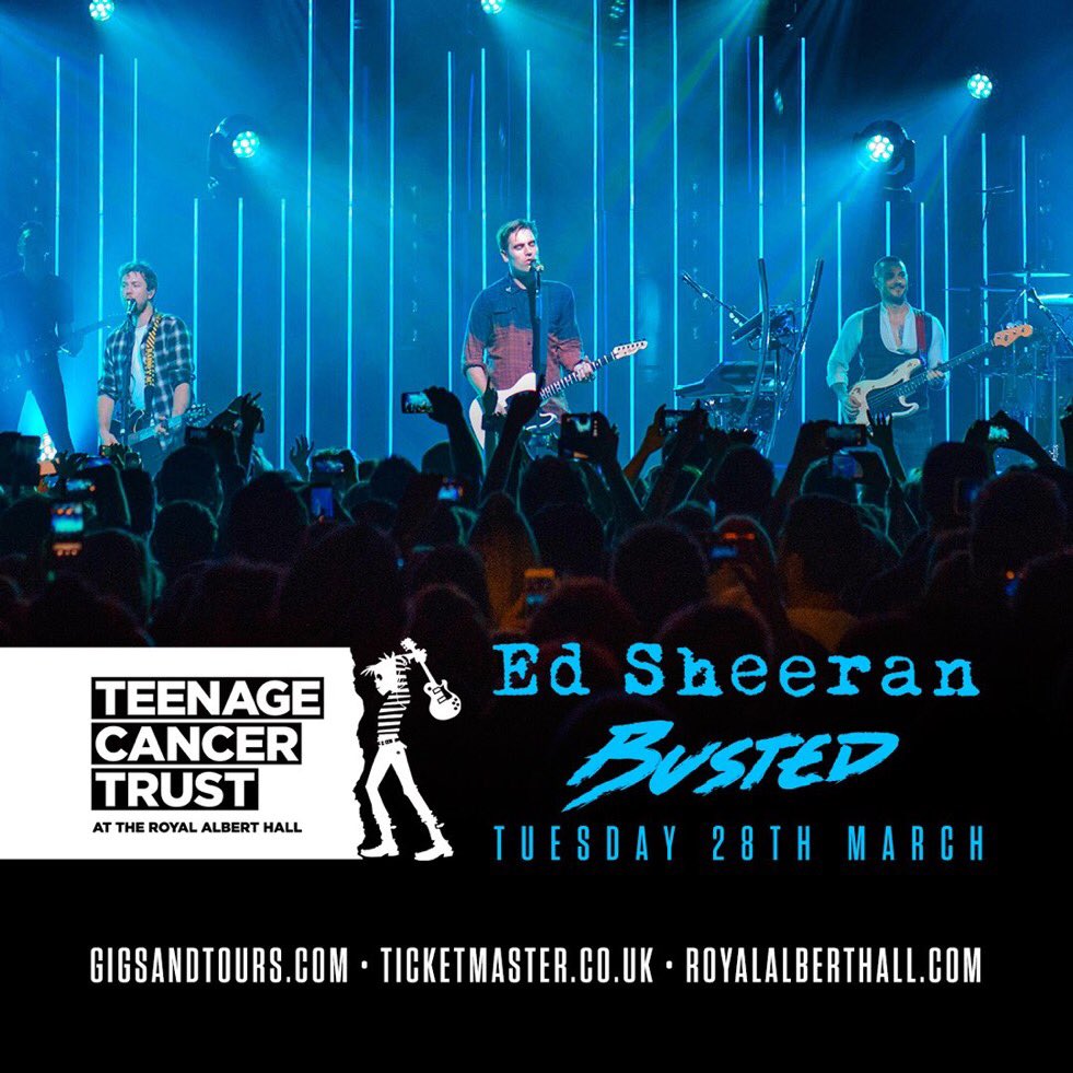 CharlieSimpson's tweet photo. Looking forward to this! Thanks for inviting us @TeenageCancer &amp; @edsheeran https://t.co/Fc3zY4OH10