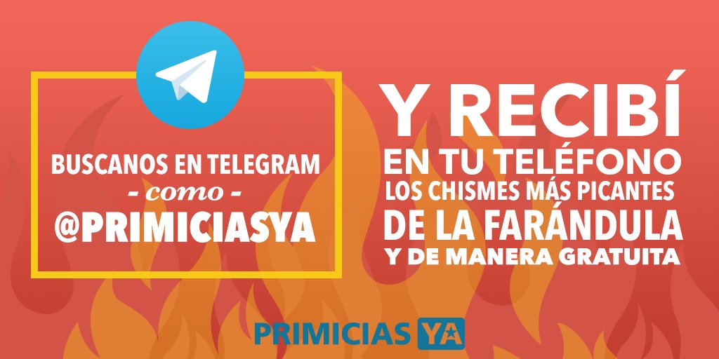 No somos los primeros, tampoco los últimos > Ya te acercamos las noticias a tu celu a través de <a href="/telegram/">Telegram Messenger</a> 

Unite > t.me/primiciasya