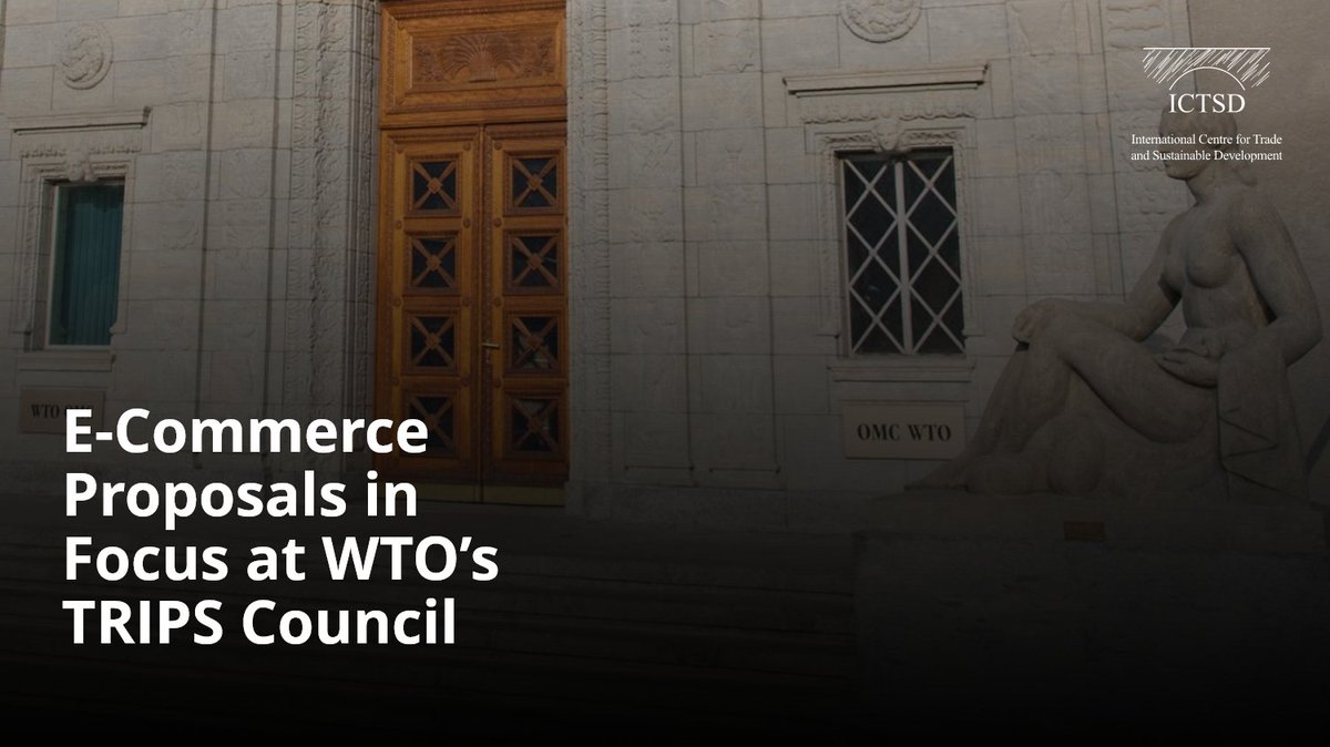 ICTSD's tweet photo. #WTO members are working to see which issues could potentially yield agreed outcomes for the upcoming #MC11: https://t.co/yEjA4Rsgfr https://t.co/IRV6uEjGvp