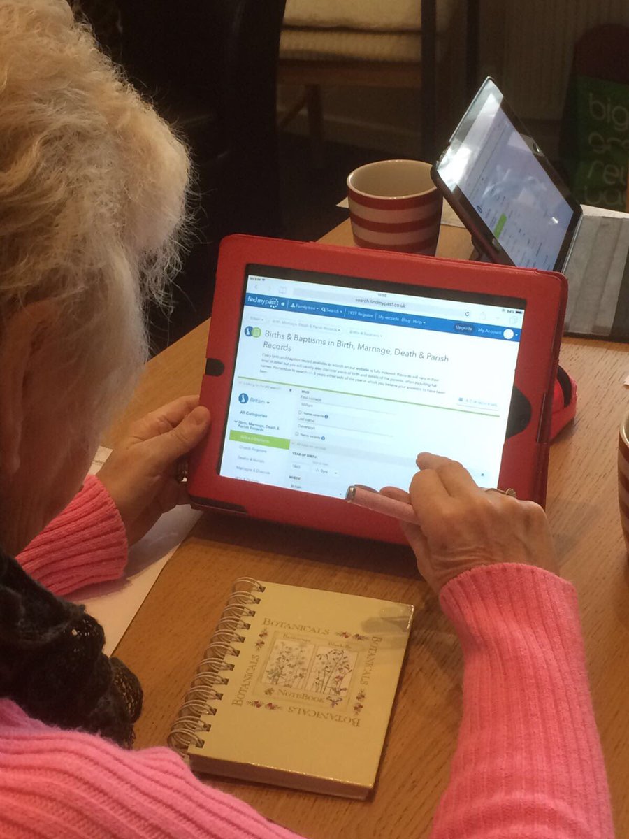 Using <a href="/findmypast/">Findmypast</a> as part of the ace @BigLotteryFund project at #bramhallhub <a href="/MossbankHomes/">Mossbank Homes</a> learning about things around us