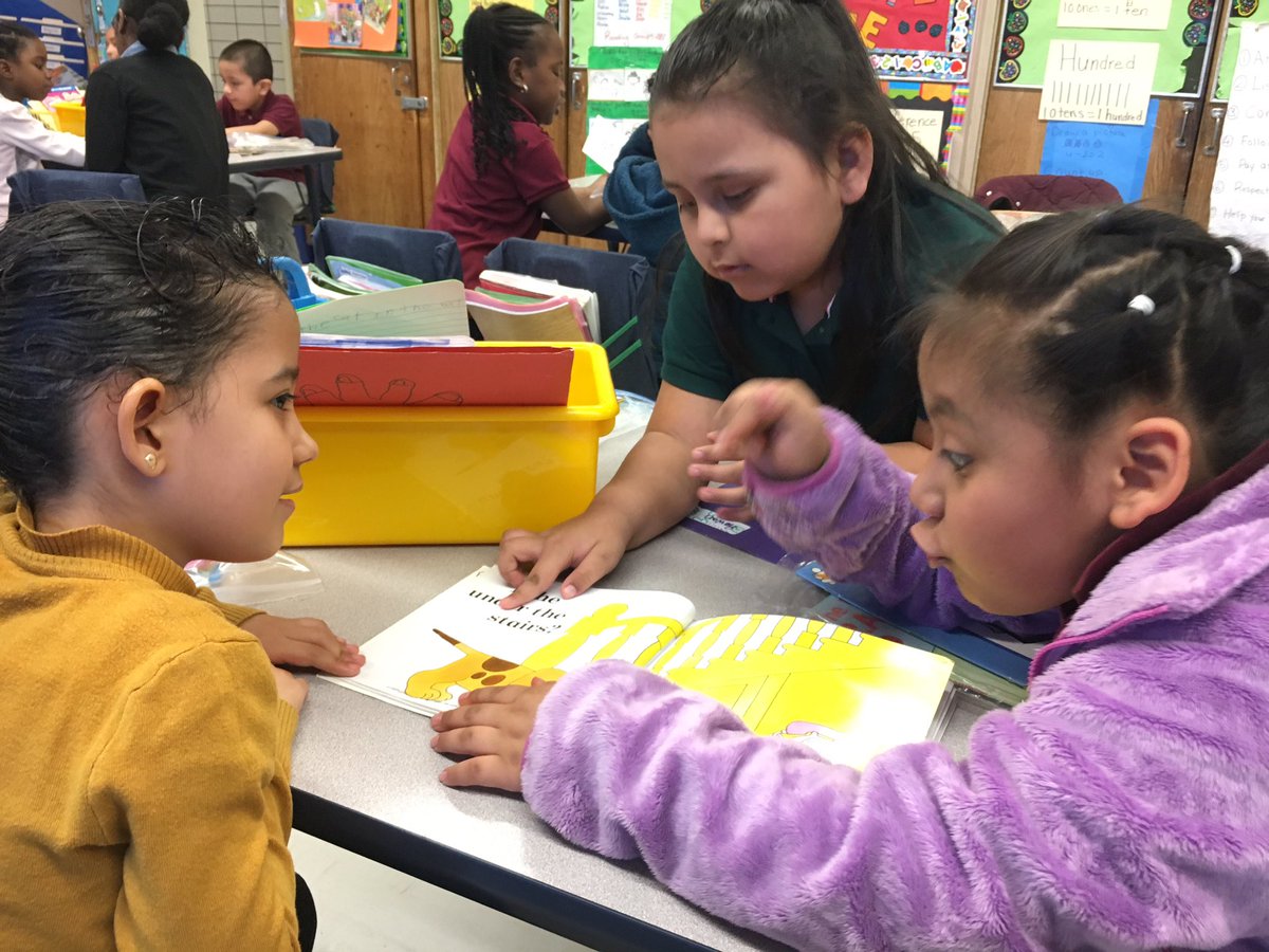 Reading triads support ELLs as resourceful readers tackling hard words &amp; tricky parts while fostering a love for books! #ProudELLs <a href="/PS76Q/">PS76Q William Hallet</a>