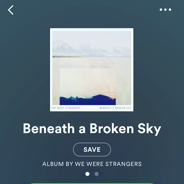 Our debut album 'Beneath a Broken Sky' is out today... 
open.spotify.com/album/3LKi2yZp…