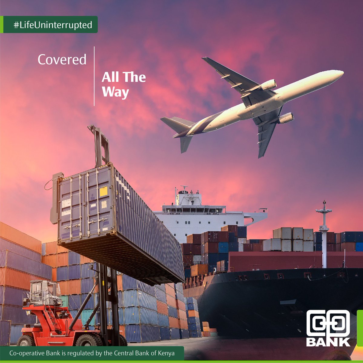 Kenyans's tweet photo. .@Coopbankenya offers you trade finance and insures your goods in transit with the new Marine Insurance. #CoopMarineInsurance https://t.co/THRuHDKjkG