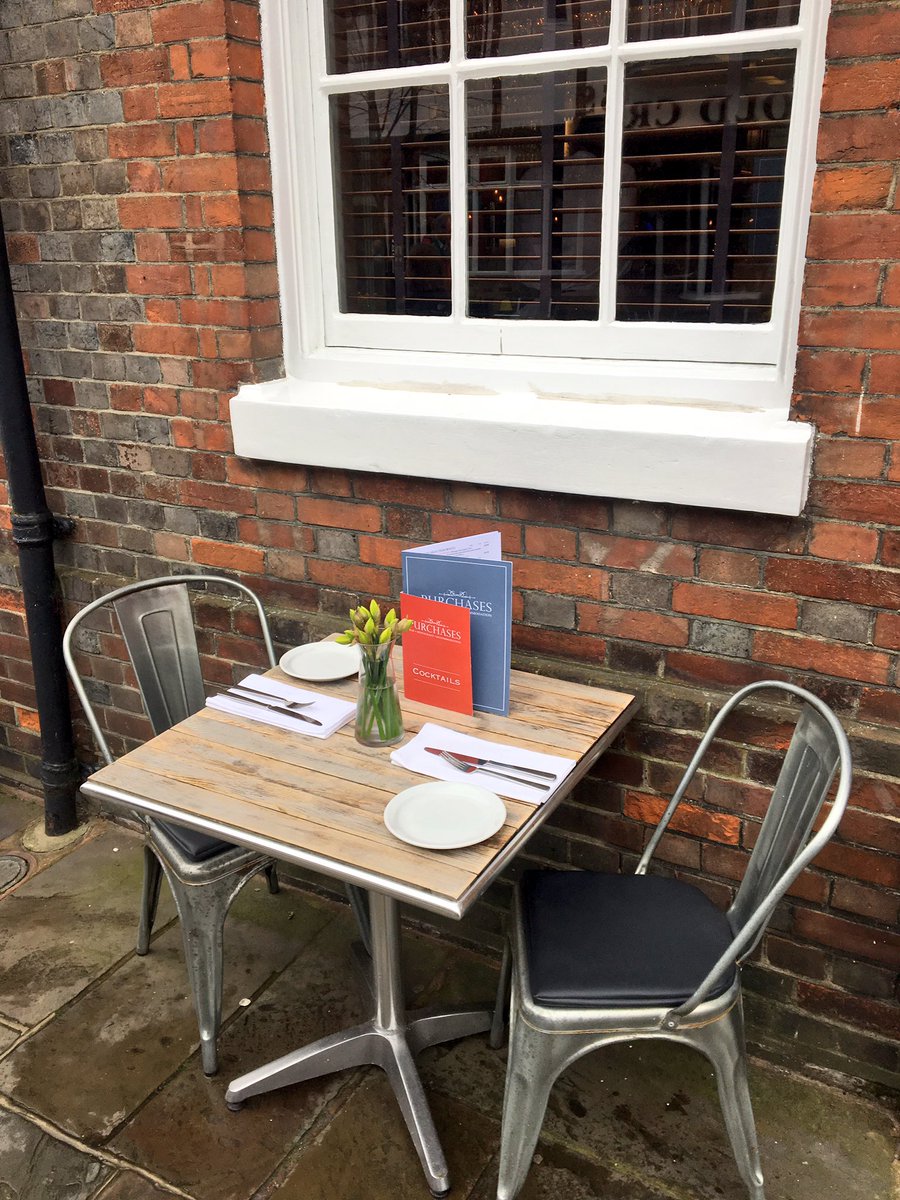 So we've just found out we can do this...why not come take a pew? The weathers almost good enough for it! #Alfresco #Chichester