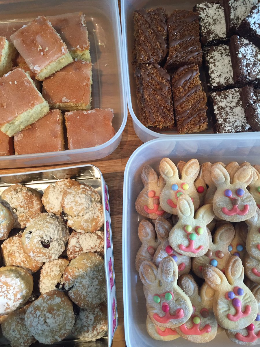 Bake sale ready- bring some cash to pick up @acombprimary, 3pm!