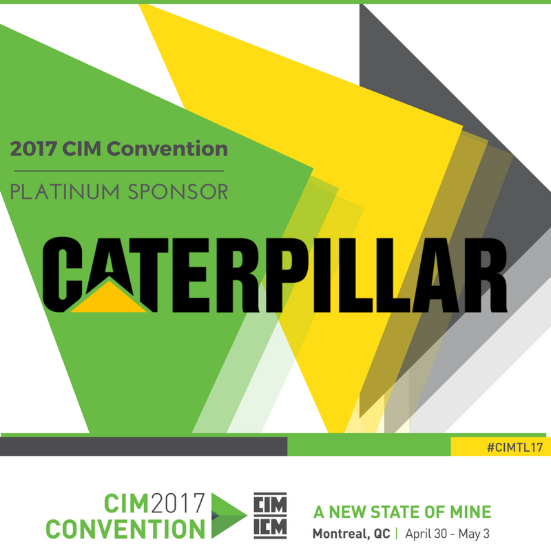 CIM_ICM's tweet photo. Shout out to our AMAZING #CIMTL17 Platinum Sponsor @CatMining. Find out how to connect w/our network: https://t.co/1maygjRFL8 #mining https://t.co/y2Y3UPAuTL
