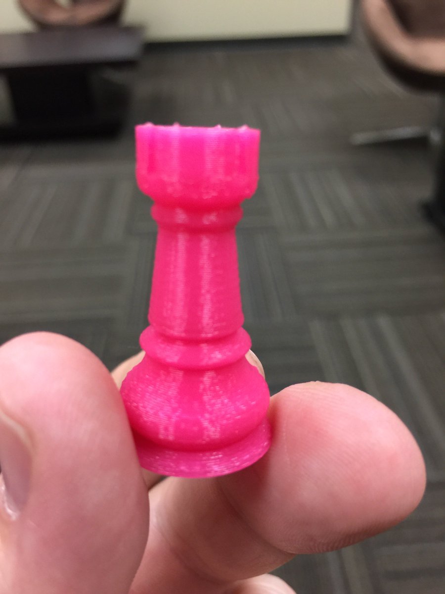 GACBSchultz's tweet photo. Teaching kids to play chess is cool - teaching them to play with pieces they designed and created on a 3D printer is super cool! #yourmove https://t.co/rcncAlUi1Y
