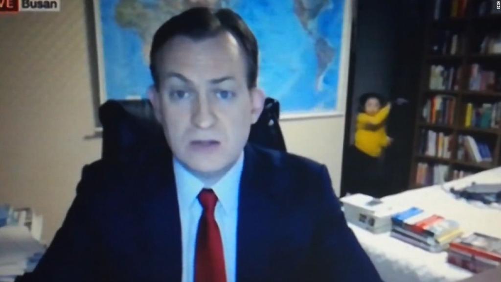 CNNThisMorning's tweet photo. Kids interrupt dad's live TV interview, hilarity ensues https://t.co/PSscoURoEk https://t.co/fg5RPXwwtn