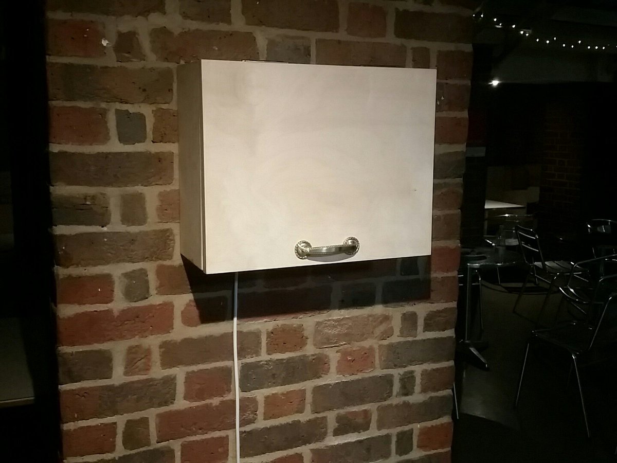 peterdhudson's tweet photo. #openit is my installation as Artist in Residence @TEDxCourtauld @CourtauldStudy @courtauldsu. Come and see what's inside... https://t.co/G5hRQW0SzT