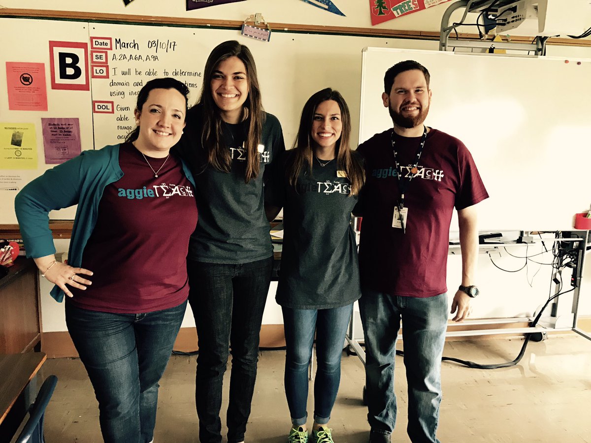 amercon9's tweet photo. It's been a super fun week with the #AggieTeach student teachers @PanthersHHS #Algebra1 #TAMUUrbanExperience #LearnTeachImpact https://t.co/quyJxlzNFB