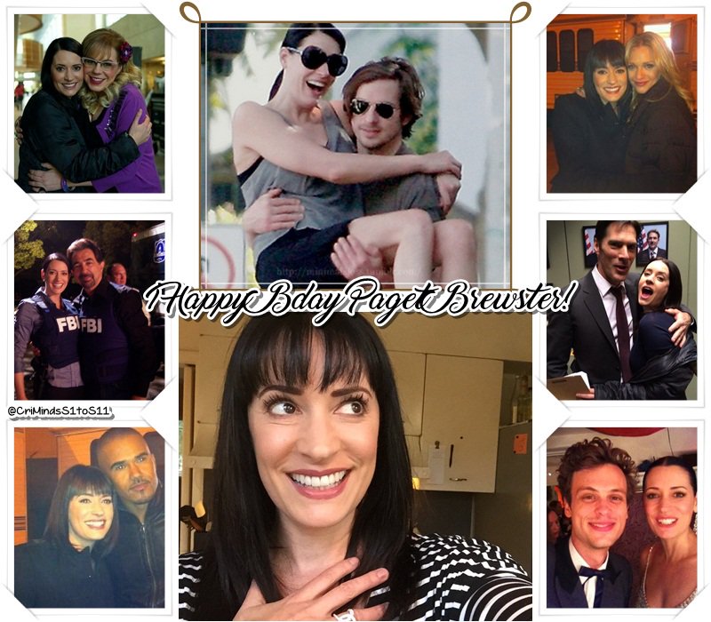  Happy Bday Paget Brewster Have a wonderful day     lots of hugs and kisses   