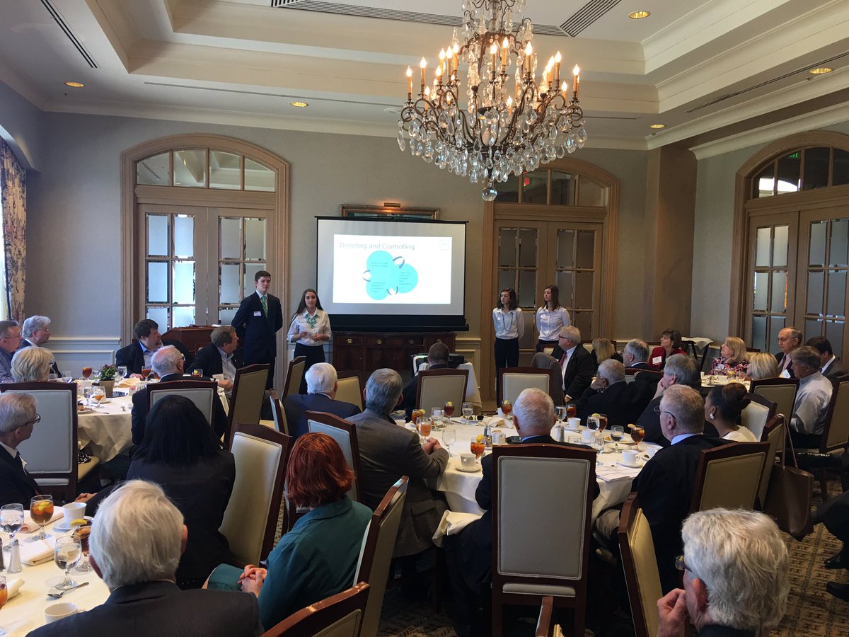 GCPSchools's tweet photo. Virtual Enterprise students from GCHS &amp; SGHS present to Business Executives at Prestonwood Country Club.  #futurebusinessleaders #gcps https://t.co/W5oFxlDOM7