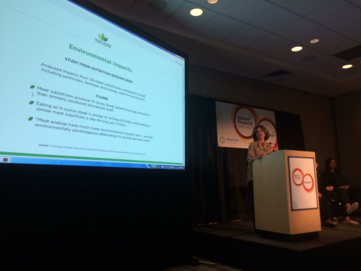 GrowPlantBased's tweet image. Our ED is giving the facts at #ExpoWest #ClimateWorkshop @TheHerbivorousB @StrayDogCapital #growplantbased