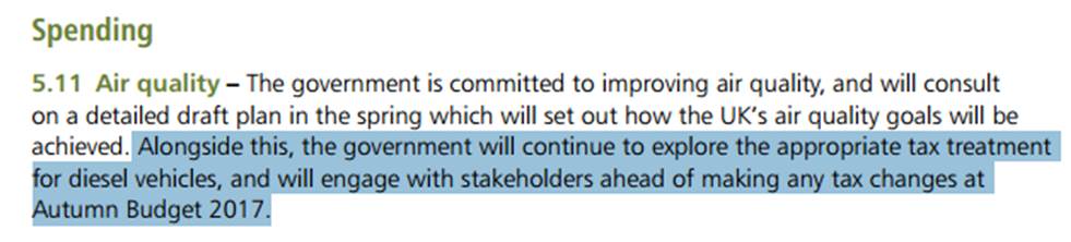 MartinPSpencer's tweet image. See below from Wednesday's #Budget2017 statement. No clear direction yet if thinking about a new car #petrolvsdiesel @candmclub @Media_CAMC