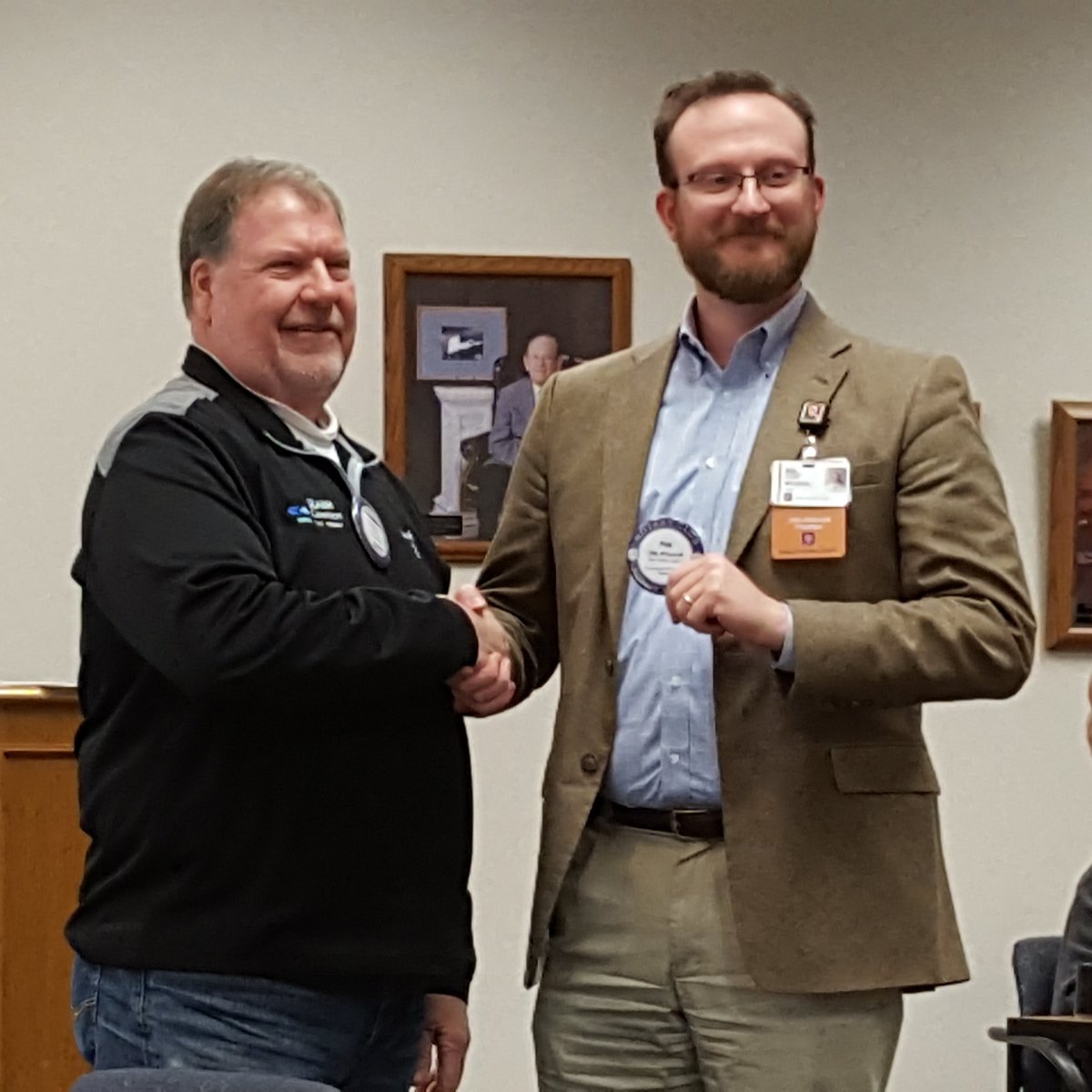 RCMonticello's tweet photo. #congrats to #rotarian Phil Prescott on recieving his #bluebadge! https://t.co/e1mzaFJUEz