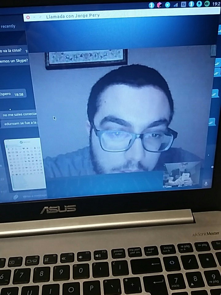 Job4AllApp's tweet photo. Trabajando via Skype con @PerillaRela #h4gcc #hackforgood @CatedraTEF_UEx @Hack_ForGood https://t.co/H2DHP8GbCZ