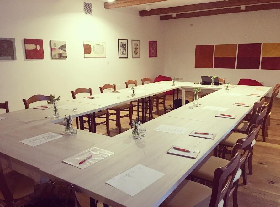 We are ready 😉😀 #workshop #seminar #lectures #krasna #kras #lokev #slovenia #meeting #meetingplace