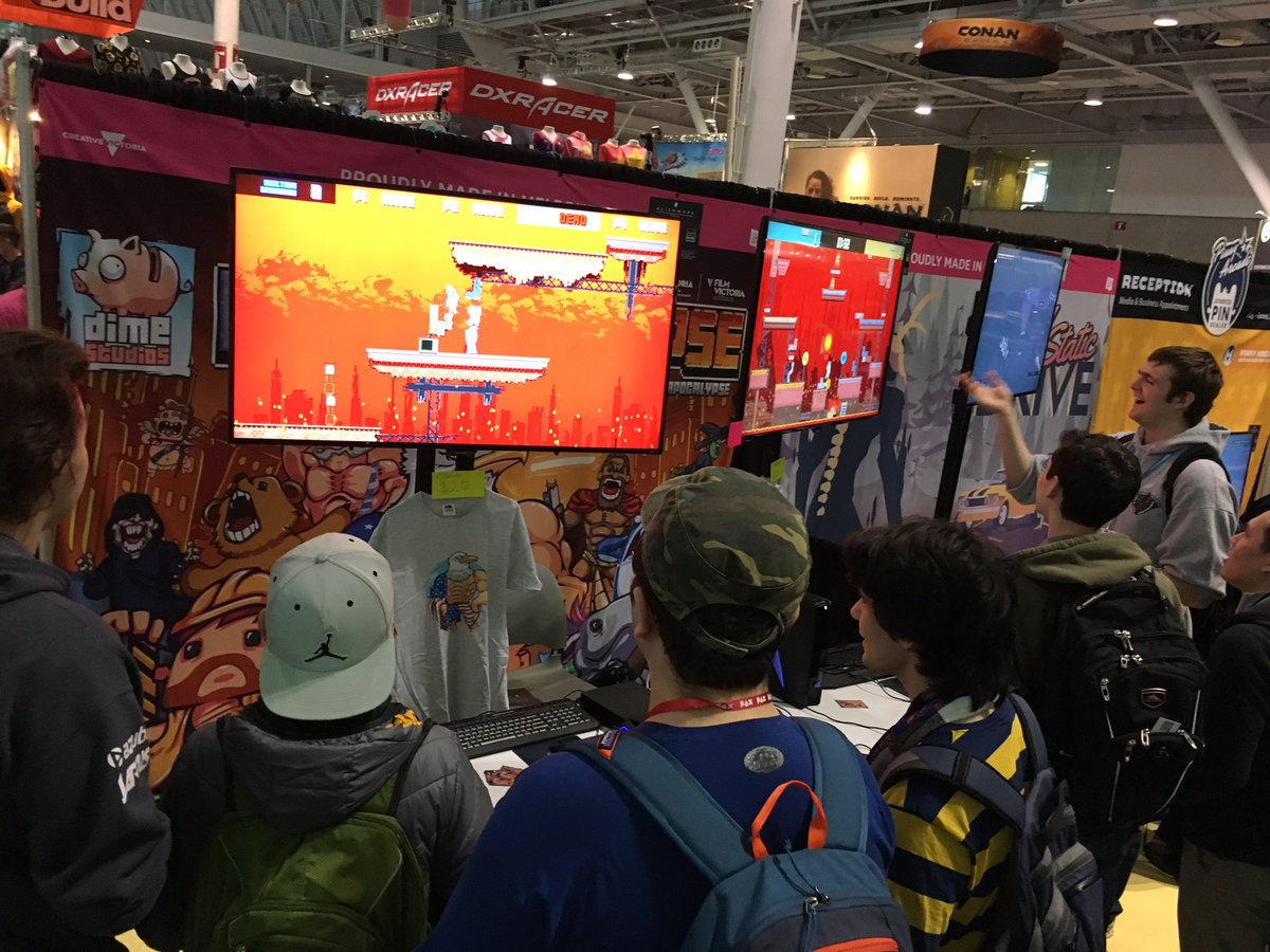 blockpocalypse's tweet image. #PaxEast2017 underway. Come check us out in the PaxAus Roadshow if you're with a group of friends at the expo.