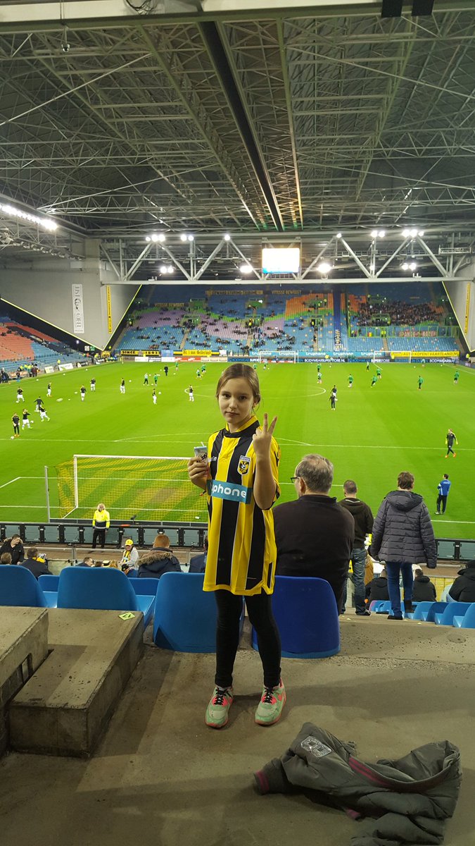 Happy girl! <a href="/MijnVitesse/">Vitesse</a> #vitspa