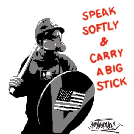 MiniMacInk's tweet image. Just had to make a #basedstickman #stencil edit. #political subjects make good material.