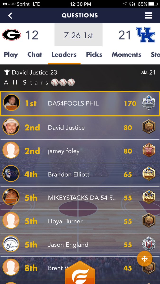 philcapps's tweet photo. @23davidjustice - keep it up #DA54FOOLS will guide you!! Thanks for the invite https://t.co/wlQUPZwzvM