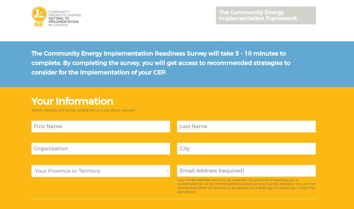 Working on Community Energy Planning? @GTIenergy has great resources including the Implementation Readiness Survey framework.gettingtoimplementation.ca