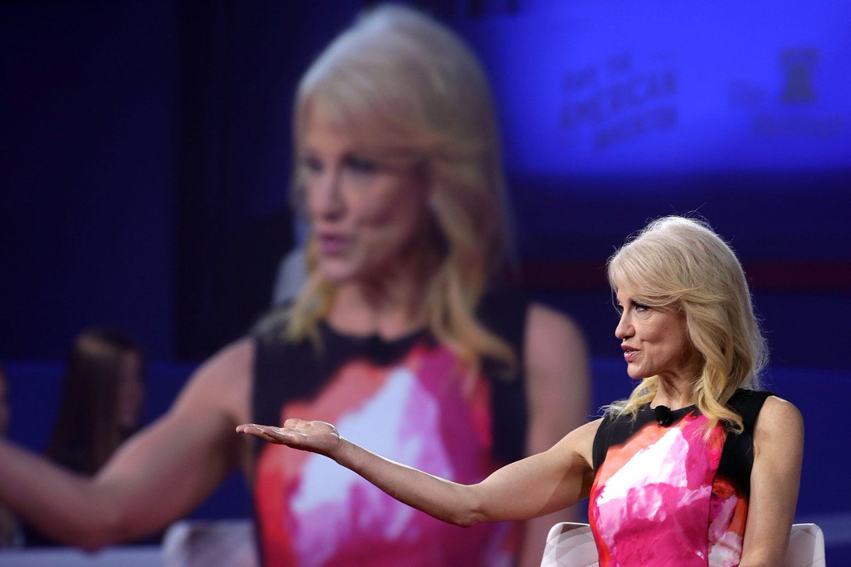 Slate's tweet photo. Ethics chief to White House: You're really not going to punish Kellyanne Conway? https://t.co/bImmgt9WlC https://t.co/yfY9HiKnkx