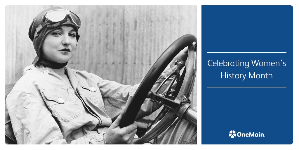 OneMain's tweet photo. Did you know? In 1949, Sara Christian became the first woman to compete in a NASCAR race, taking on Charlotte Speedway. https://t.co/8k40mdmt7q