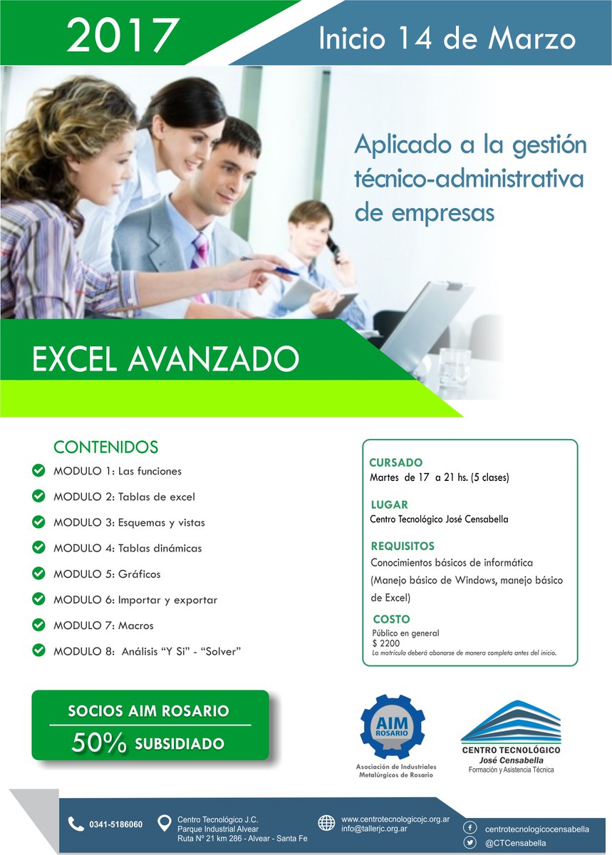 últimos cupos! Inscripciones al 0341-5186060