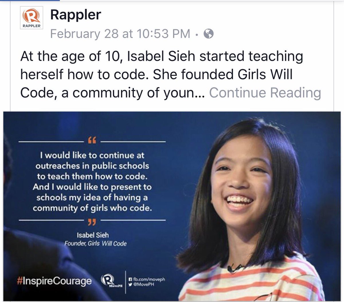 PhilAmTHropy's tweet photo. #TGIFilipino @GirlsWillCode @rapplerdotcom https://t.co/cGHTicRtZI