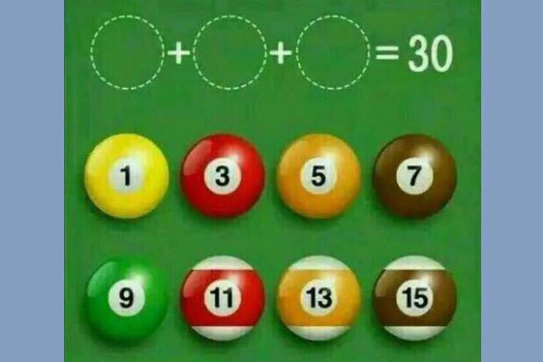 aust_lebanon's tweet image. You think you&apos;re #goodatmath? Try #solving this #equation!
Select 3 balls and put into the circles. The total of sum must be 30
#AUST