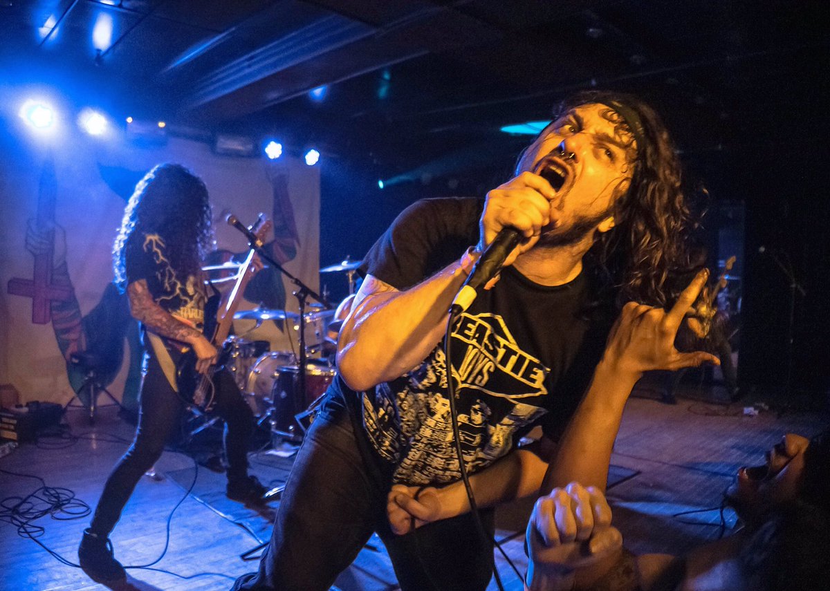 My interview w/ <a href="/Iron_Reagan/">Iron Reagan</a> up NEXT @sxmliquidmetal @ 10am ET!! New album "Crossover Ministry" out NOW <a href="/RelapseRecords/">Relapse Records</a> 🤘🏼 #ironreagan