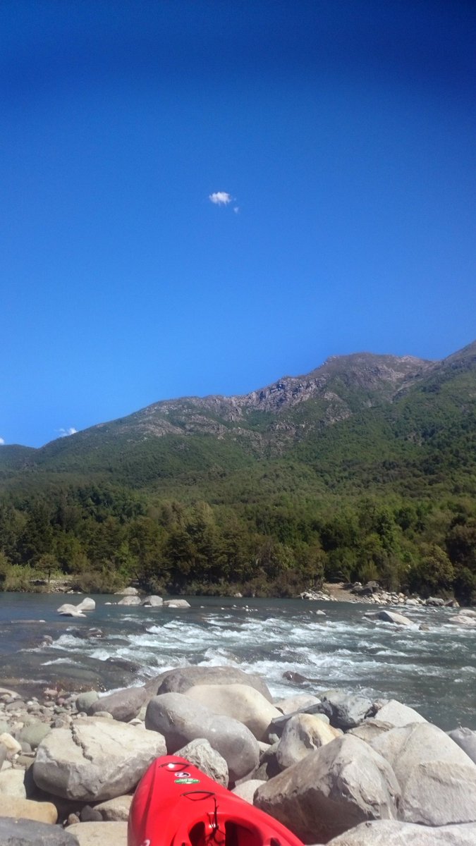 Putting up with cloudy days #Chile #whitewater #kayaking #sunshine