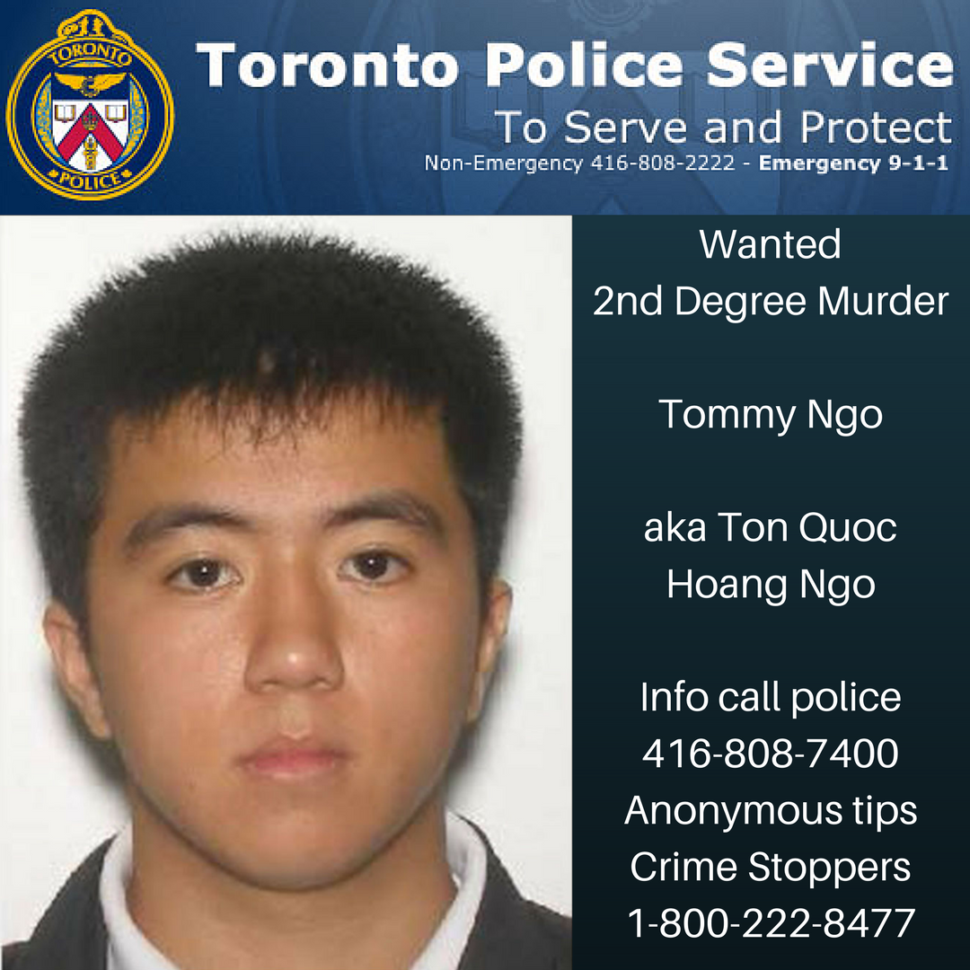 Homicide Squad on Twitter: "[Wanted] 2nd Degree Murder Tommy Ngo (aka Ton  Quoc Hoang Ngo) Info contact @DunkleyHomicide or Crime Stoppers  @1800222TIPS https://t.co/dY0Ymbs6ew" / Twitter