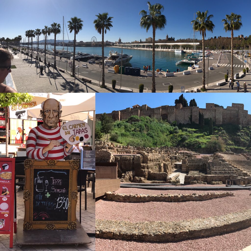 MarikaIikkanen's tweet photo. Että voi pelkkä #puheensorina tuoda niin hyvän #tunnelma'n 👍Me gusta #Málaga ☀☀☀#loma #aurinko #valelapena https://t.co/tu4u0guNEc