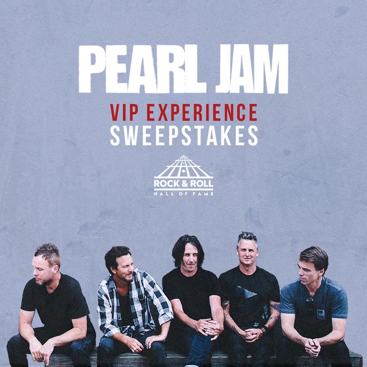 PearlJam's tweet photo. Win the ultimate #PearlJam and @RockHall VIP Experience! Includes 2 tickets to the induction ceremony on 4/7: https://t.co/423p7RjNym https://t.co/hECRiE3TeX