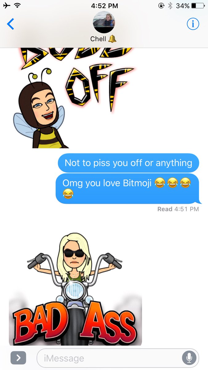 imSwaggerr's tweet photo. Chelsea finally got Bitmoji and now she's getting out of hand 😂 https://t.co/7X9kOwuQmL