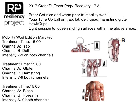 17.3 Prep &amp; Recovery #resiliencyproject #mobilitywod #mobility #hawkgrips #ytuballs #mwodmarcpro