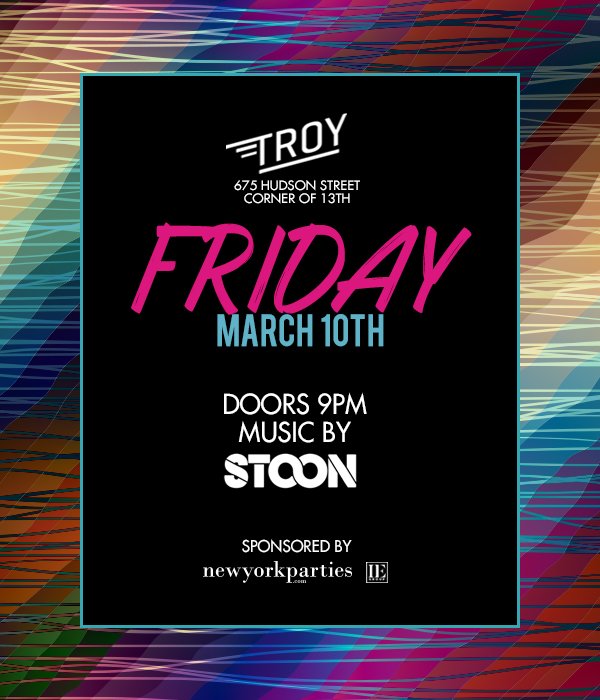 NY_Parties's tweet photo. Come see us @TroyLiquorBar 
Music by @djstoon #meatpackingdistrict #seeninnyc #fridayfeeling #nightclubsnyc #tableservice #livedj #hiphopnyc https://t.co/WEnP0wn1HV