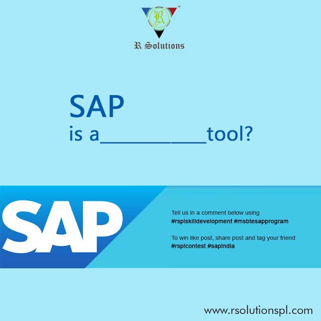 rsolutionspl1's tweet image. #sapeducation #sapquiz #weeklyquiz #sapacademy #sapindia #rspl

participate and win amazing prizes !!!
