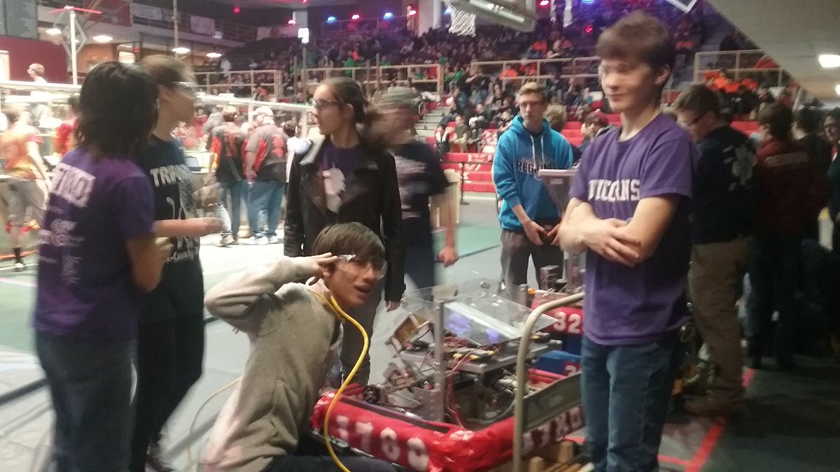 First match of the day!  Good luck red alliance partners 3236 and 1736 #omgrobots #omgunicorns #WeAreNE