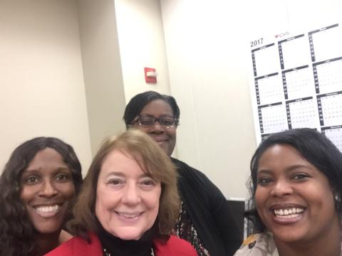 Maggie Roffee (USBLN) at CVS Learning Center, D.C. Thank you for the talk and visit.
