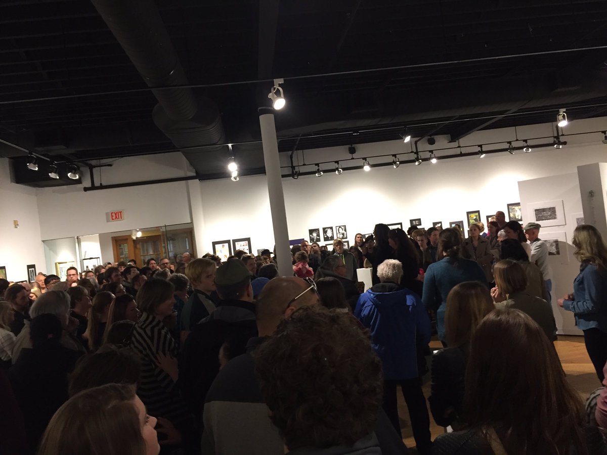 MeridithRidl's tweet image. DEBUT opening at the HAAC! lots of great people, lots of great art! (show up through 04/29) #hchsart #hcmaroons
