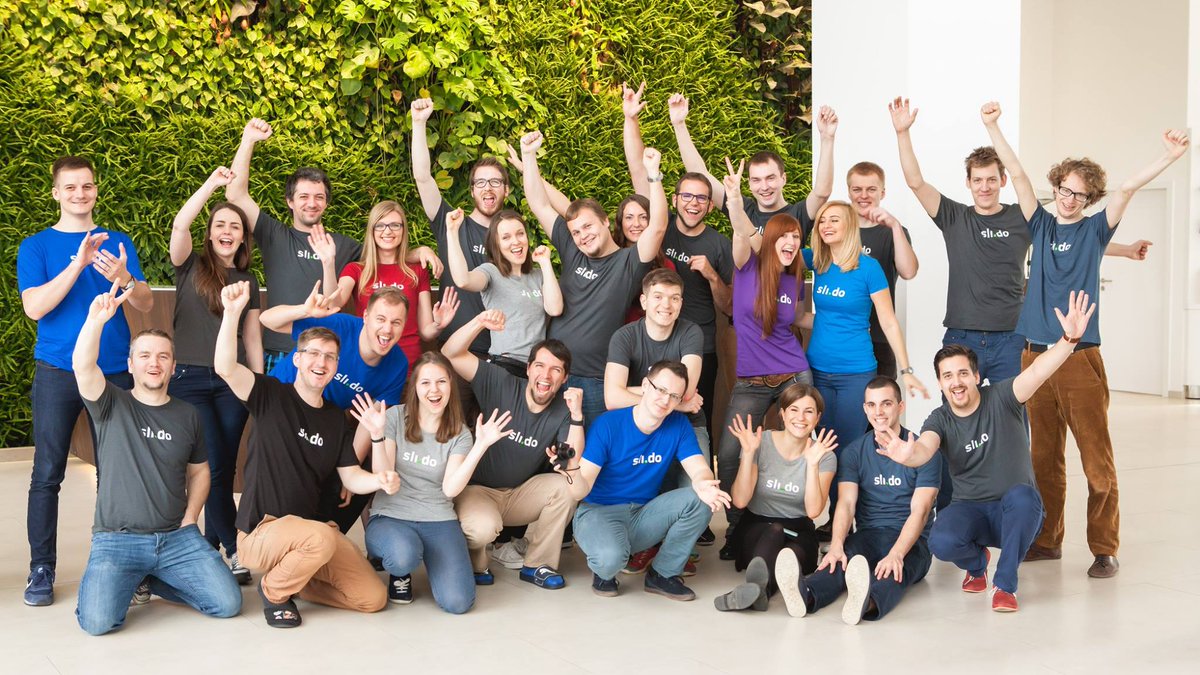 Hey #PyConSK, we at #Slido have some cool challenges ahead and are looking for Developers to join us, more info: sli.do/careers