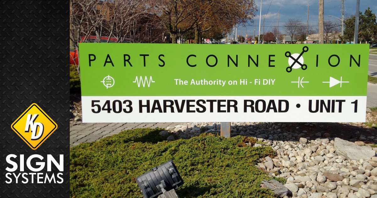 KdSigns's tweet image. Gorgeous looking #sign designed, printed and installed for Parts Connextion right here in Burlington, ON! #HamOnt #BurlON #latexprinter #HP