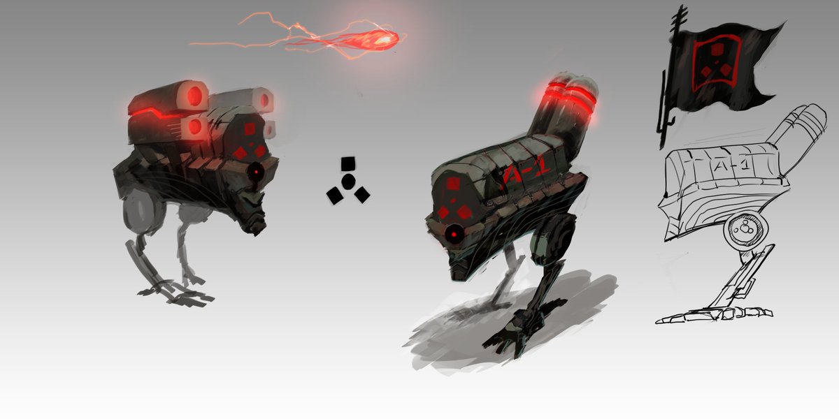 StudioBaikin's tweet photo. Now let's meet the bad guys!
#MagiBotGame #indiedev #indiegame #conceptart https://t.co/KOt6LoMelI